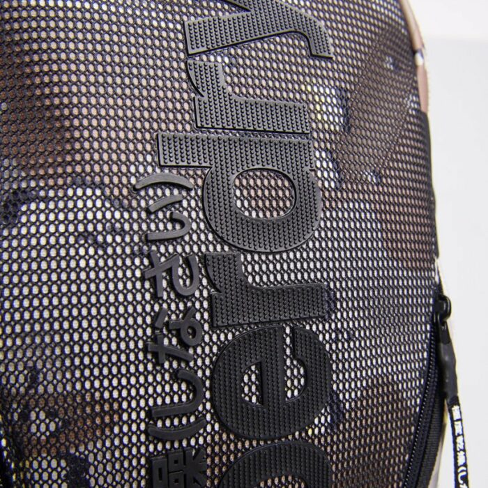 Camo logo tarp backpack sale