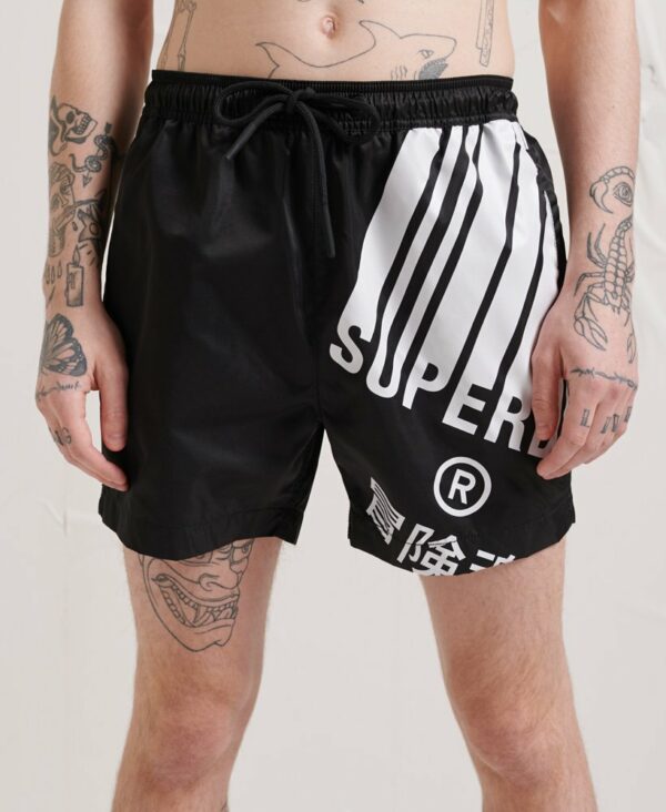 Stand out poolside this season with the Energy graphic Swim Shorts. Featuring a drawstring waist