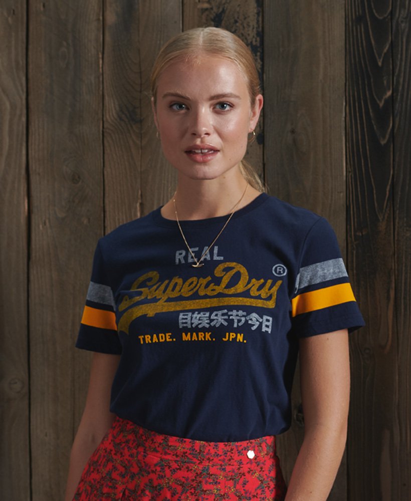 Vintage Logo Varsity TShirt Superdry