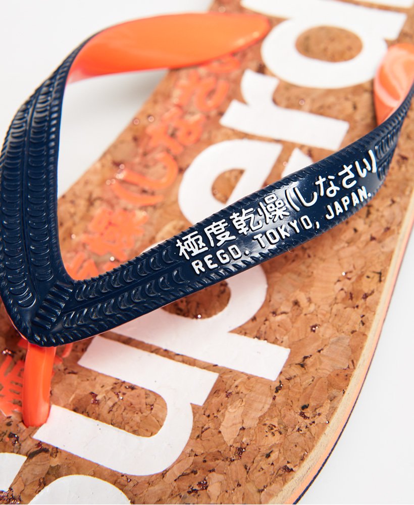 Glitter Cork Flip Flop Superdry