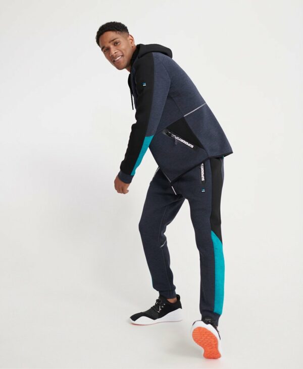 Gymtech Colourblock Zip Hoodie Superdry