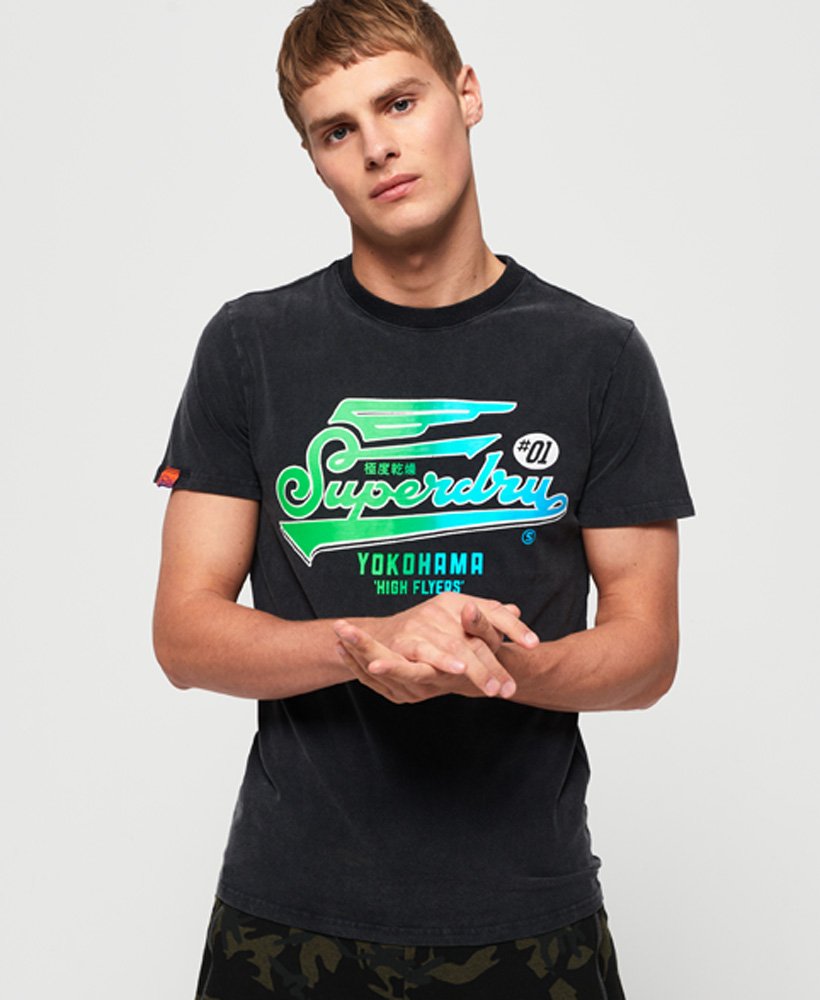 Black flyers store t shirt