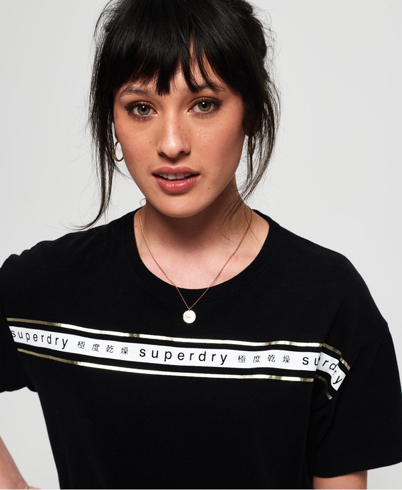 black tape logo shirt daily paper