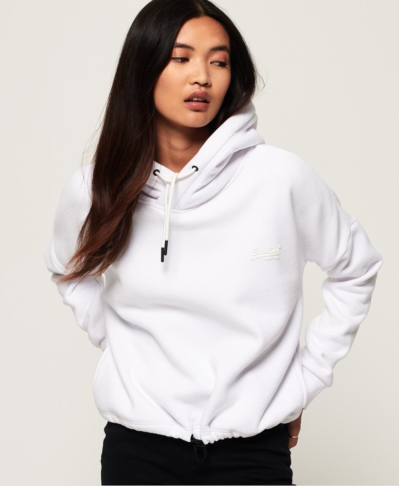 Orange Label Elite Crop Hoodie - Superdry