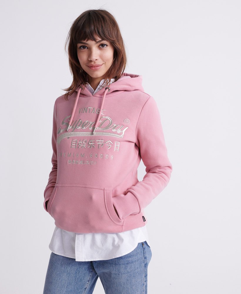 Premium Goods Luxe Embroidered Entry Hoodie - Superdry