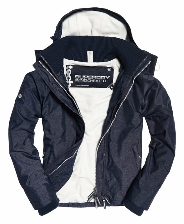 Arctic Hood Popzip Windcheater Superdry