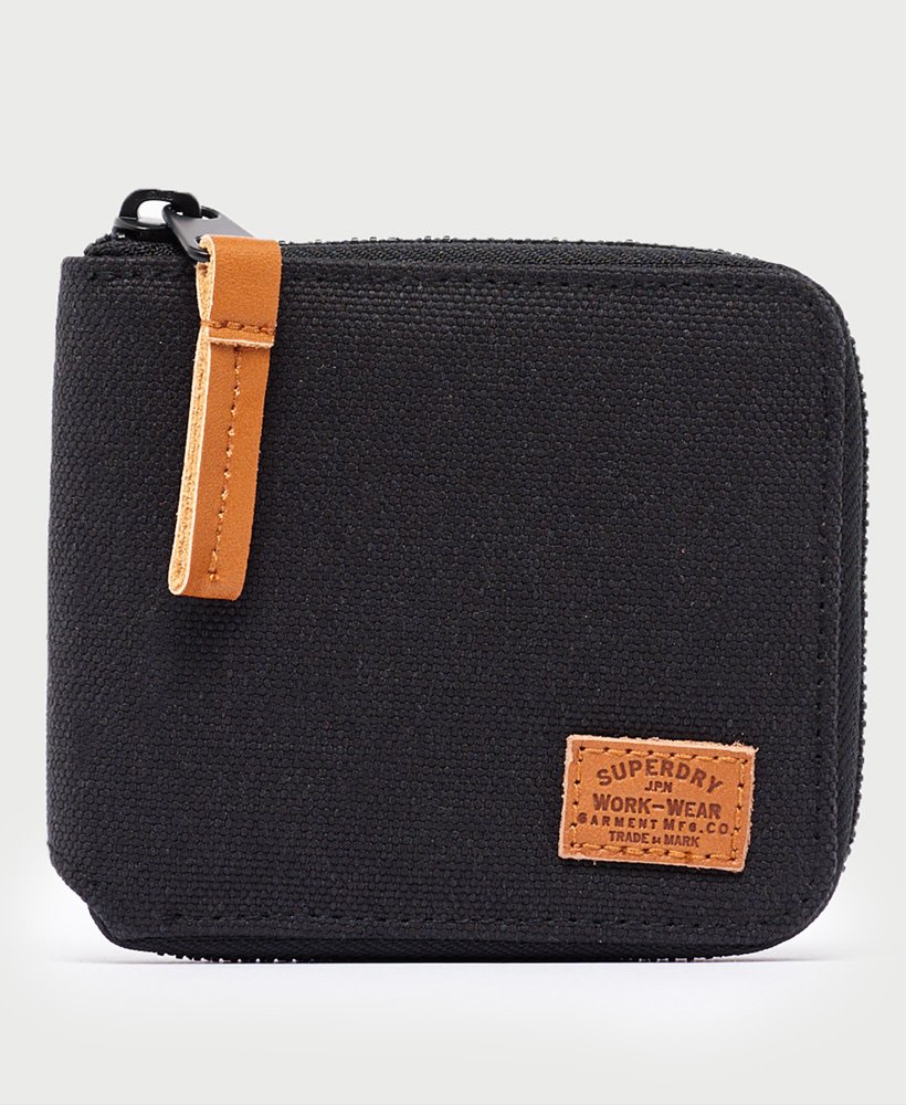 Unisex Classic Fabric Zip Wallet Superdry