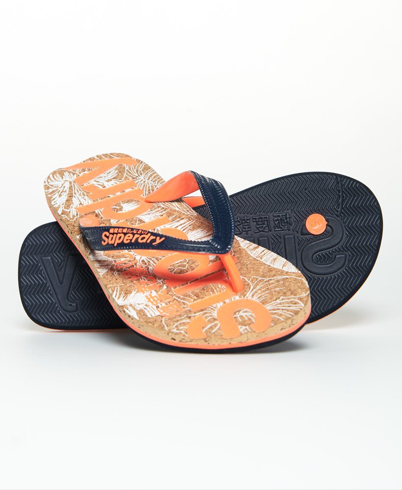 Printed Cork Flip Flop Superdry