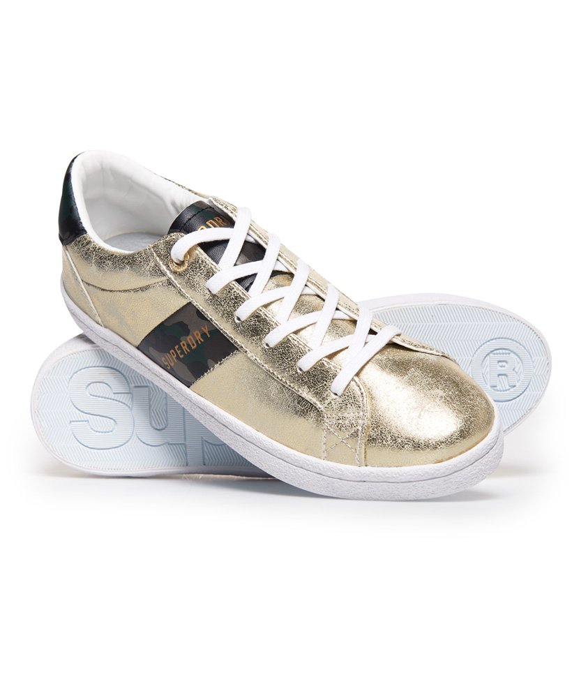 Superdry rose deals gold trainers