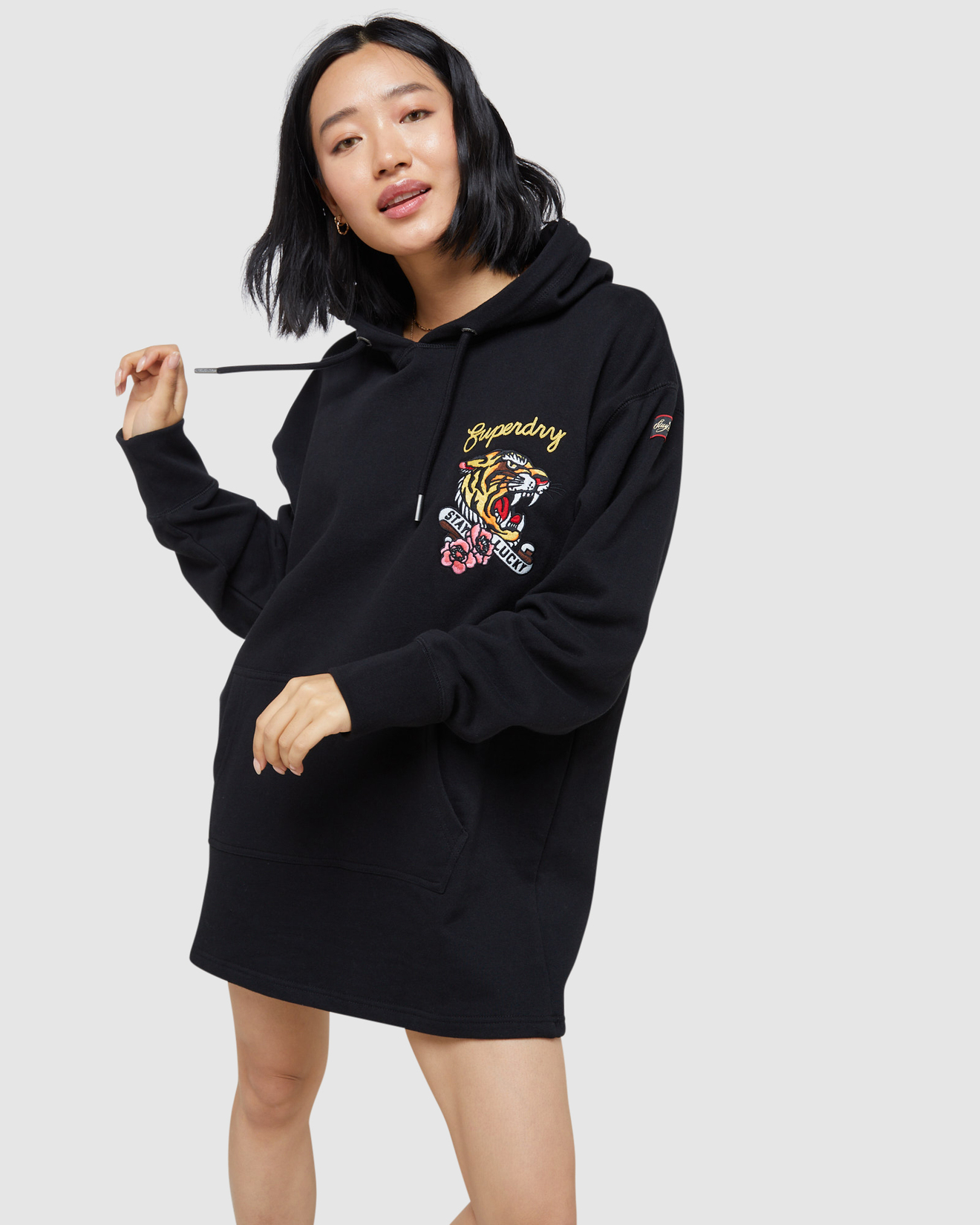 Superdry hooded sales sweat dress