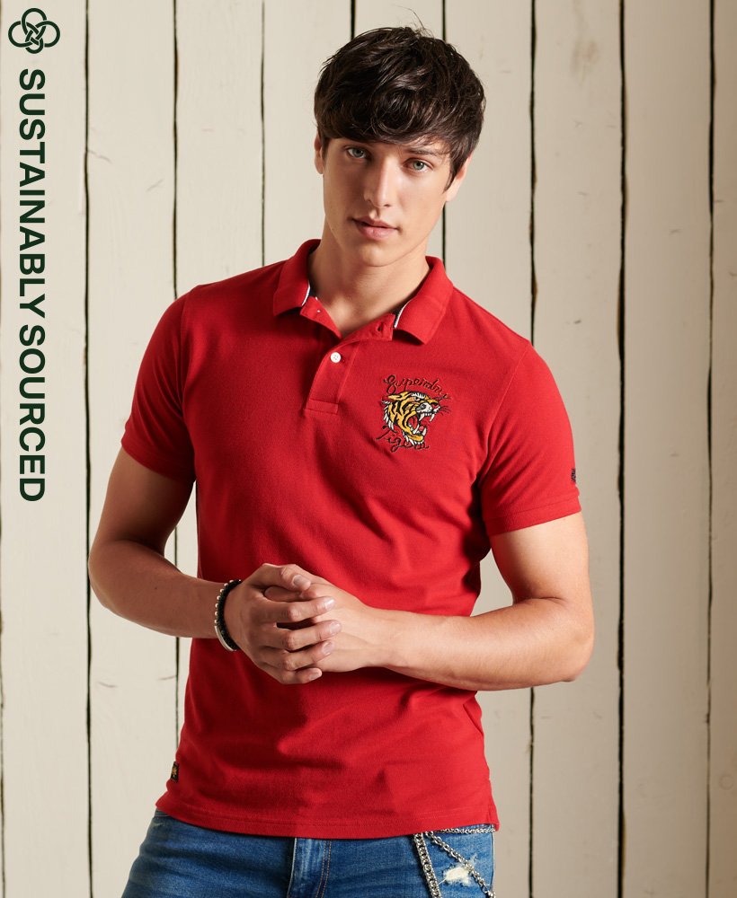 Organic Cotton Chinese New Year Polo Shirt Superdry