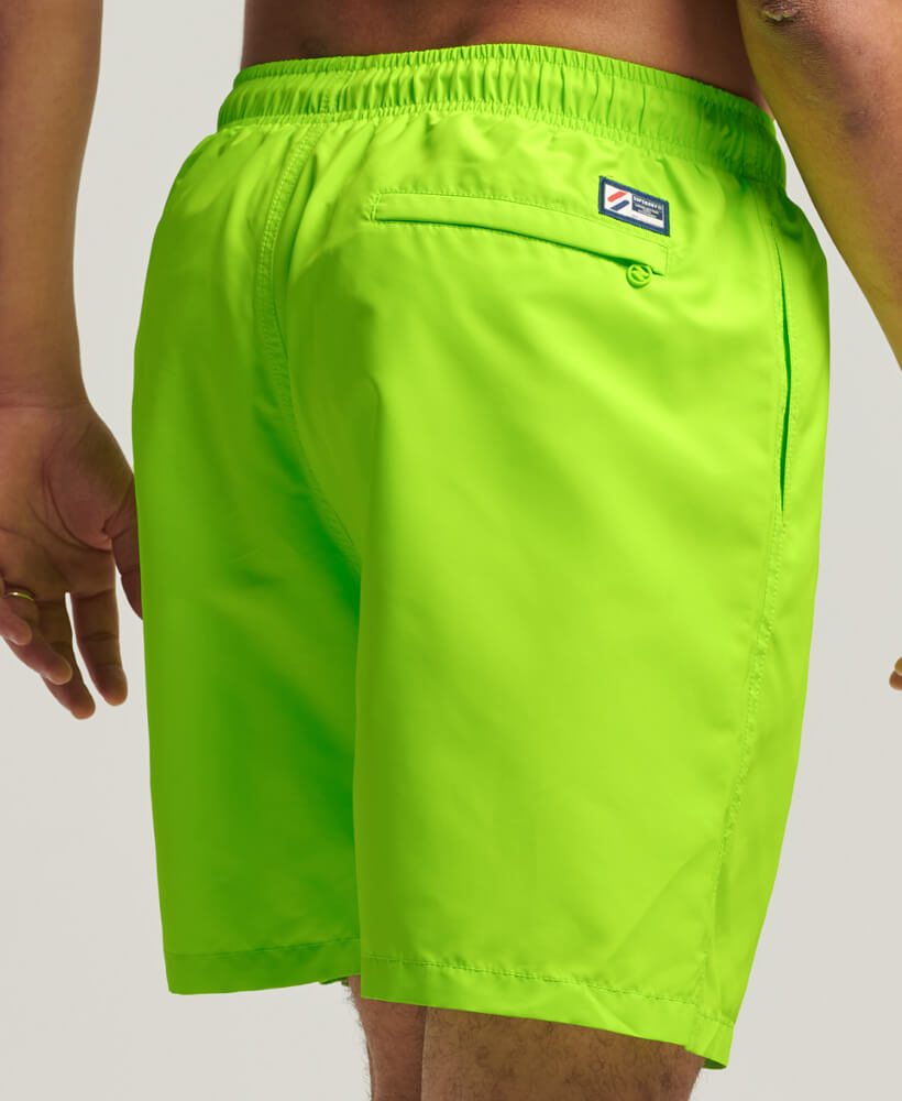 Code Applique 19 inch Swim Shorts Neon Green M3010187A 27Y 2