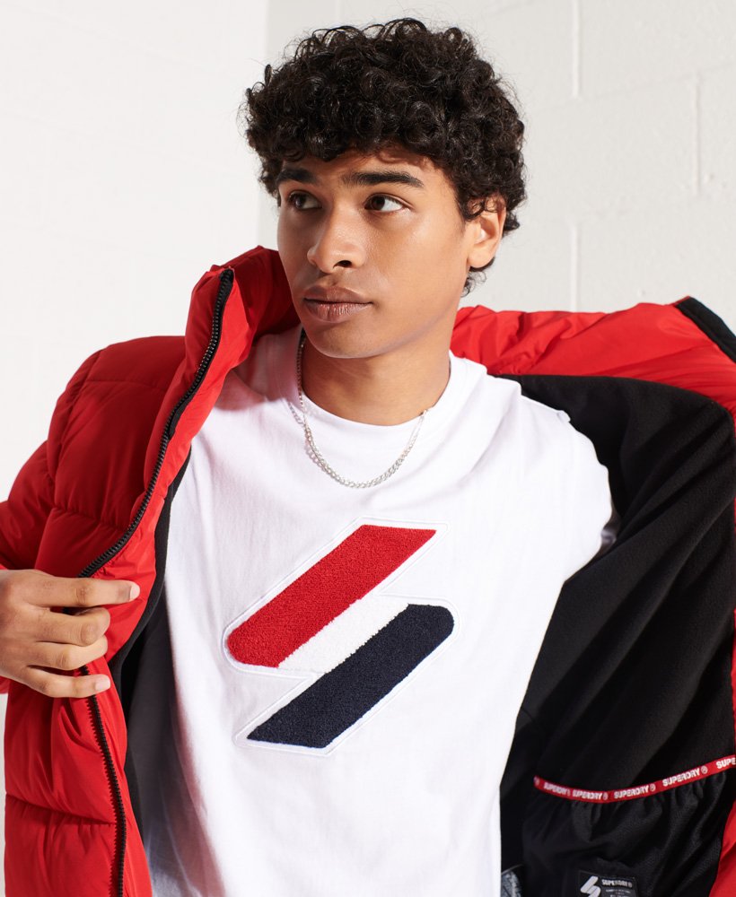 Code Logo Chenille T Shirt Optic M1011154A 01C 1