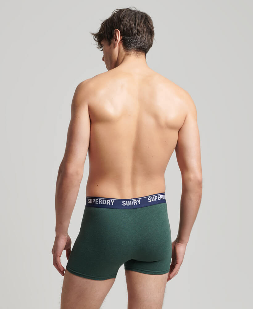 Organic Cotton Boxer Multi Triple Pack Enamel Oregon Bright Green M3110342B 6PG 2