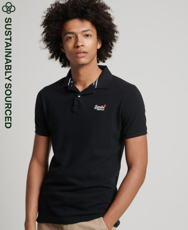 Organic Shirt Classic Superdry Pique Polo - Cotton