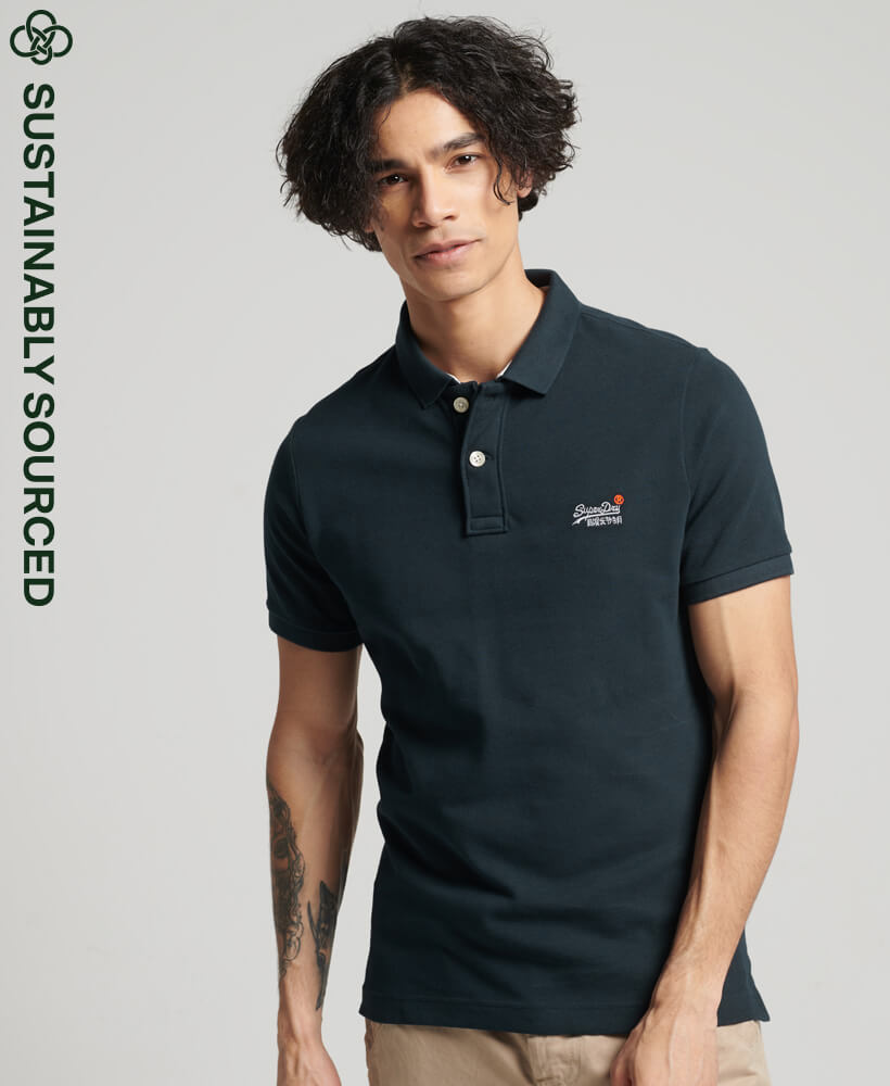 Organic Cotton Classic Pique Polo Shirt - Superdry