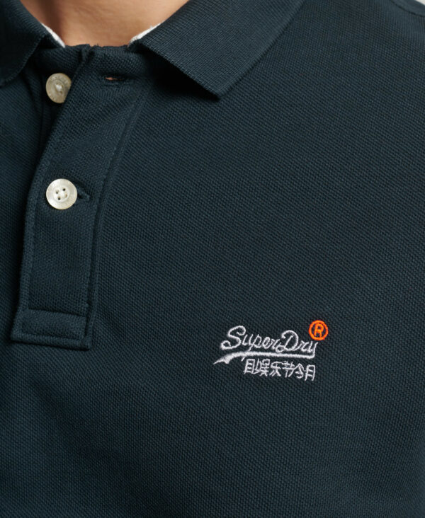 Organic Cotton Classic Pique Polo Shirt Eclipse Navy M1110031A 98T 3