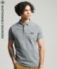 Organic Cotton Classic Pique Polo Shirt Flint Steel Grit M1110031A A3Z 1