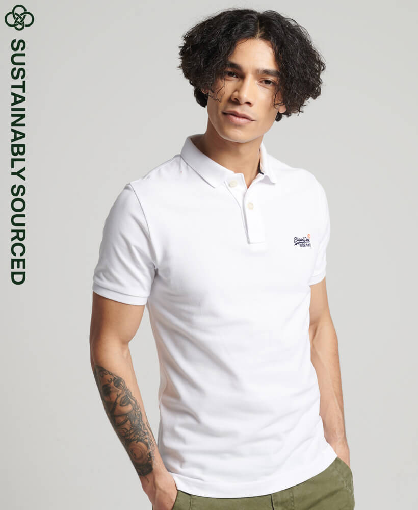 Organic Cotton Classic Pique Polo Shirt - Superdry