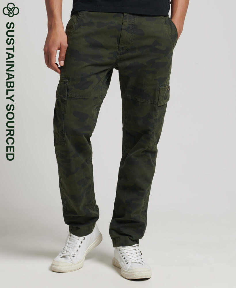 Organic Cotton Core Cargo Pants Overdyed Camo M7010793A 6GB 1