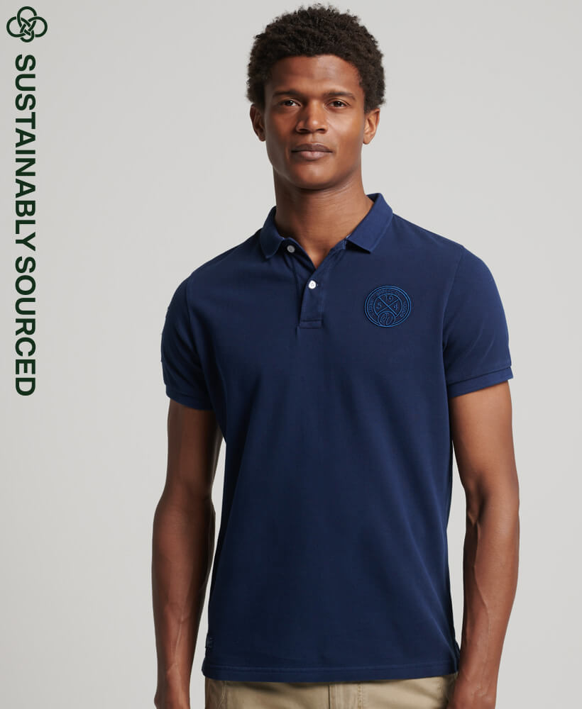 Organic Cotton Vintage Superstate Polo Shirt - Superdry