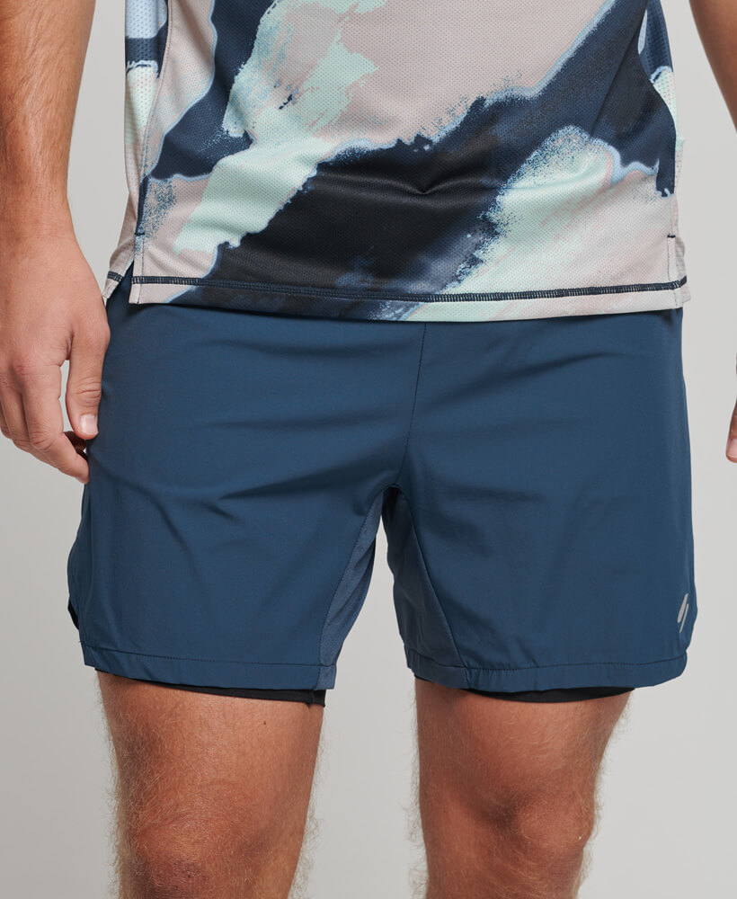 Run Premium Layered Shorts Superdry