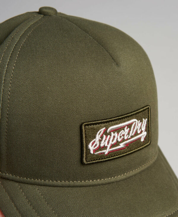 Vintage Graphic Trucker Cap Surplus Goods Olive Y9010074A LO3 3