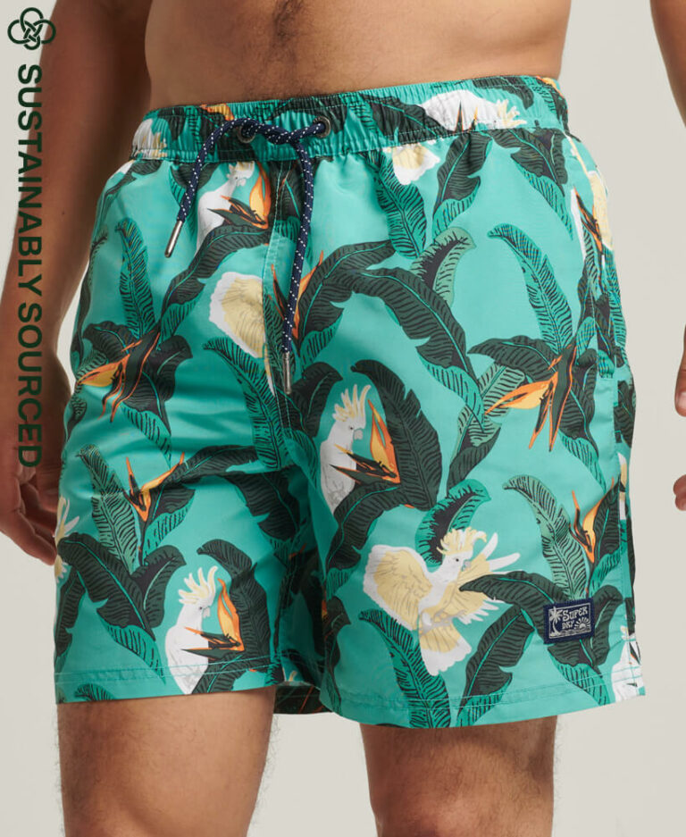 Vintage Hawaiian Swim Shorts Superdry