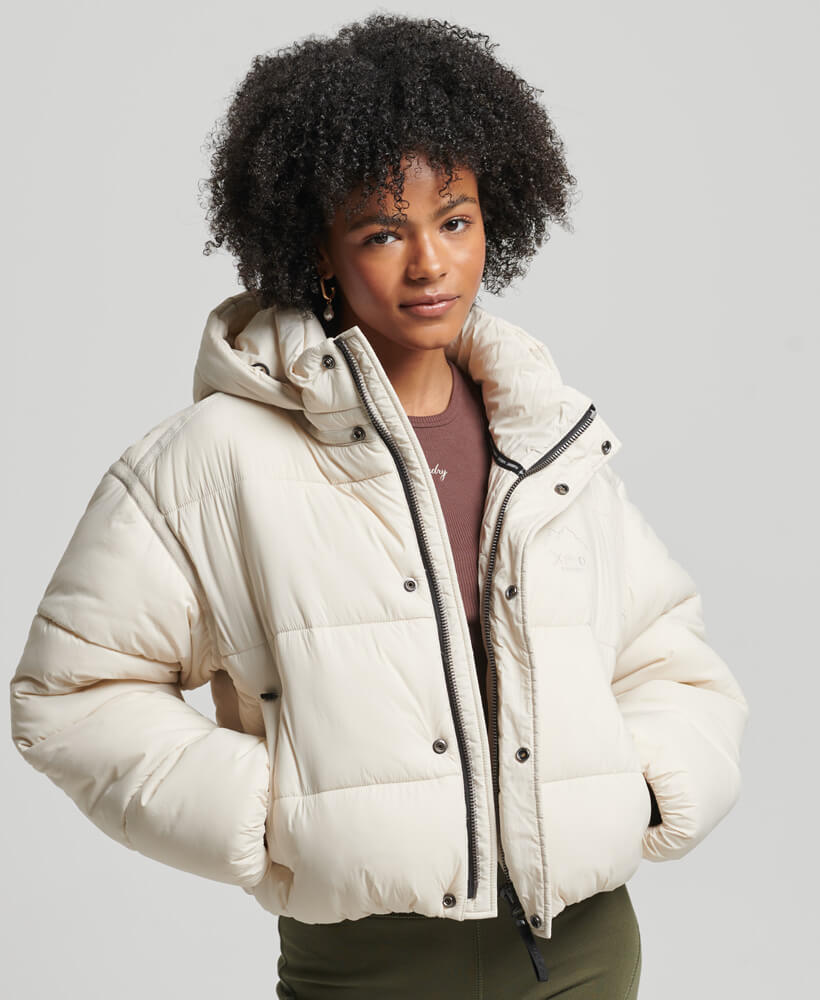 Cropped Cocoon Puffer Jacket Rainy Day W5011265A Y8Y 1