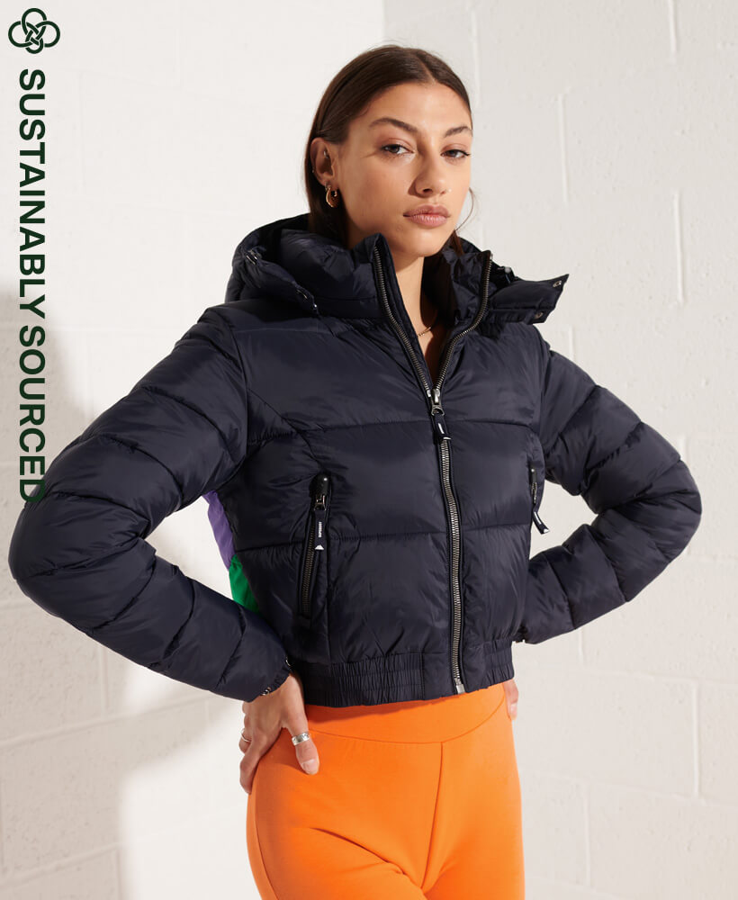 Fuji Cropped Hooded Jacket Superdry
