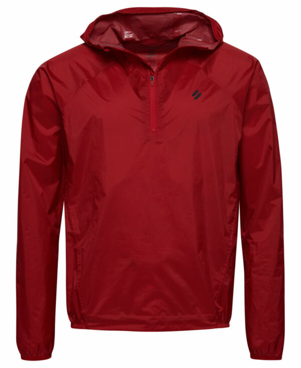 Run Lightweight Waterproof Shell Jacket Carmine Red MS311282A YGK 5