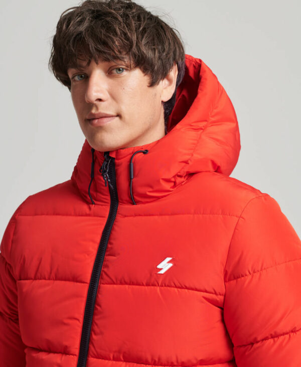 Sports Puffer Hooded Jacket Superdry