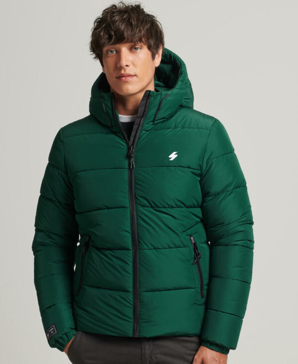 Sports Puffer Hooded Jacket Superdry