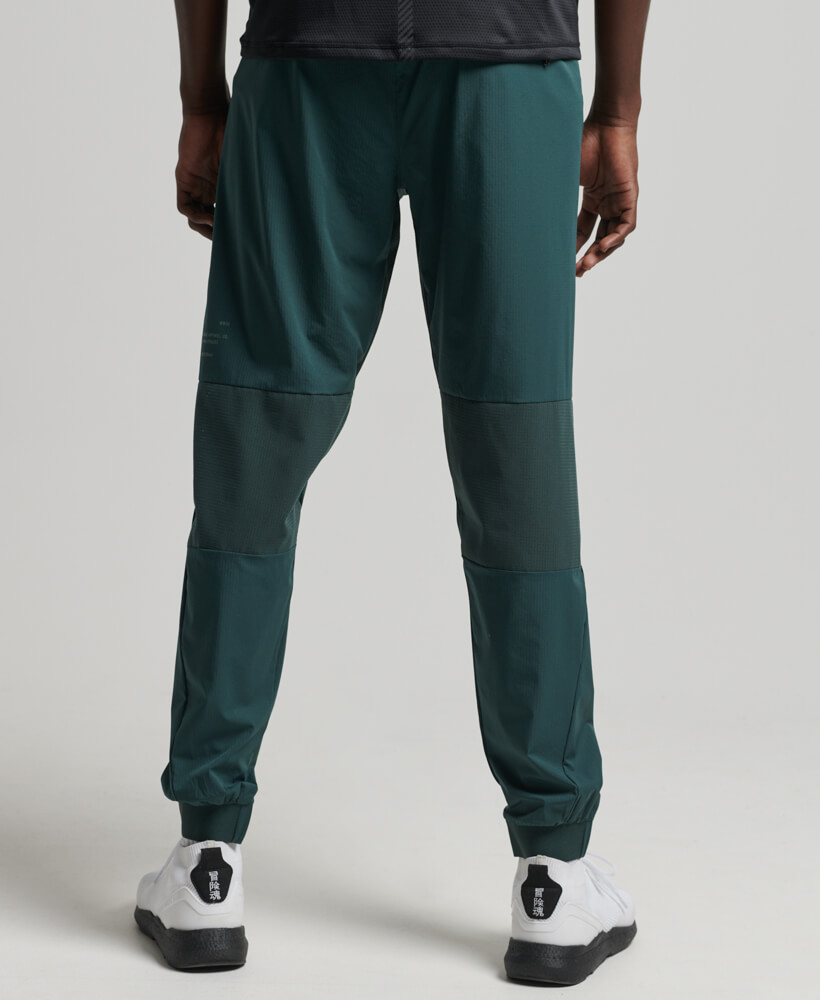 Stretch Woven Track Pants Eagle Green MS311290A A7H 2