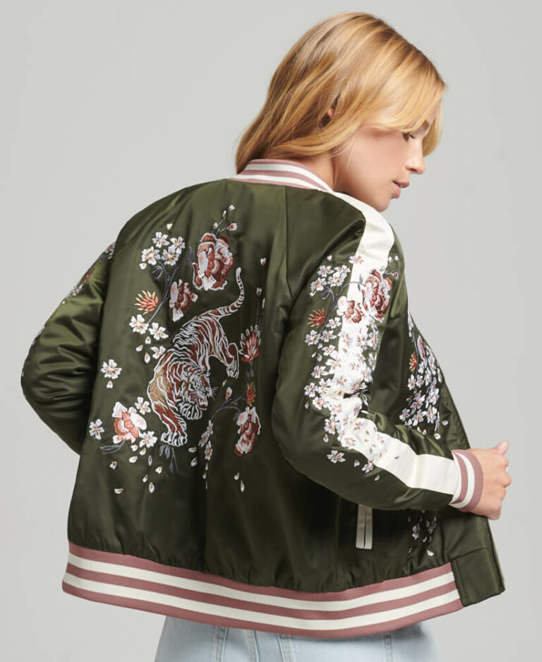Suikajan Embroidered Bomber Jacket Superdry