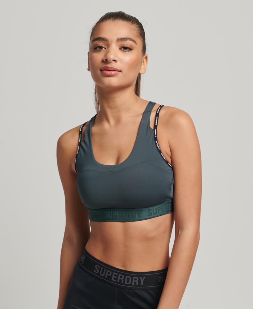 Train Branded Elastic Bra Eagle Green WS311584A A7H 1