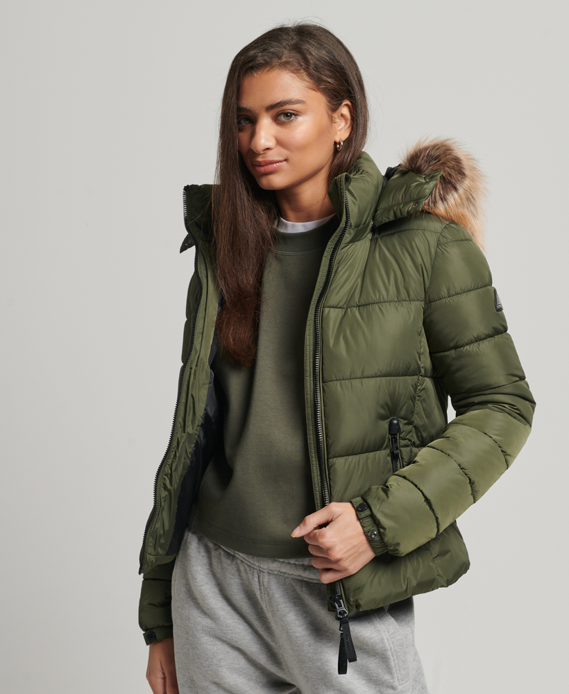 Code Mountain Hood Fuji Luxe Jacket - Superdry