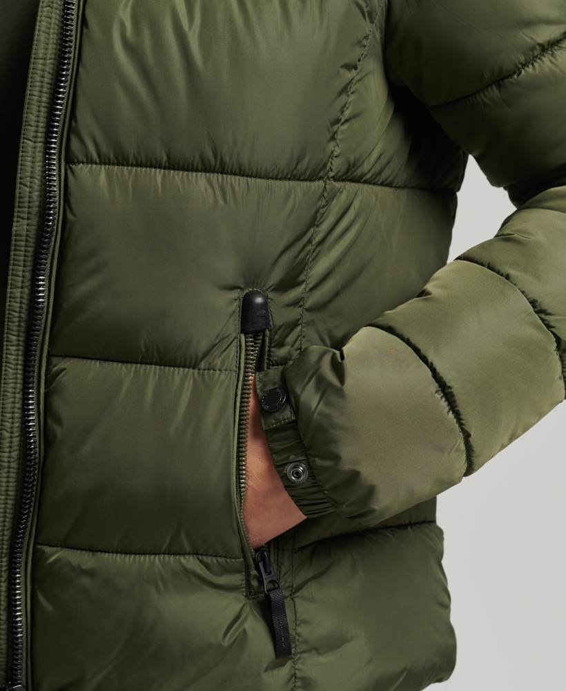 CODE MTN HOOD FUJI LUXE JACKET Dark Moss W5011302A GUL 2