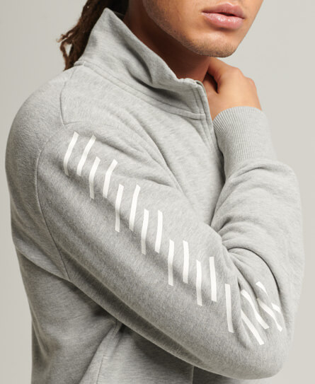 Code Core Sport Half Zip Sweatshirt Grey Marl M2011900B 07Q 3