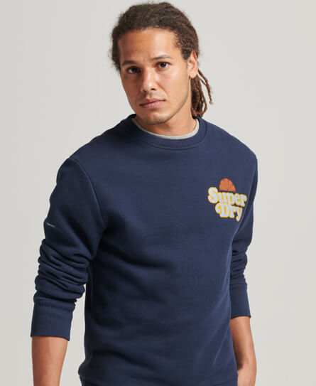 Cooper Nostalgia Crew Sweatshirt Darkest Navy M2012120A 49P 1