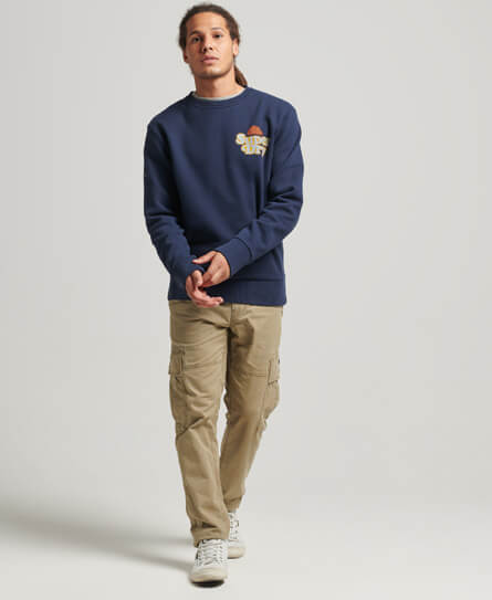 Cooper Nostalgia Crew Sweatshirt Darkest Navy M2012120A 49P 4