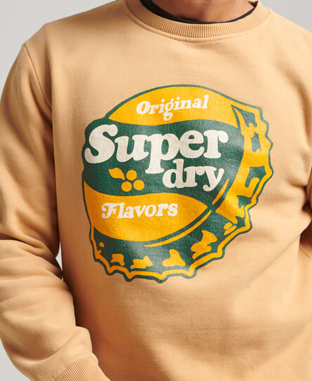 Cooper Nostalgia Crew Sweatshirt Tumeric Tan M2012120A 5WG 2