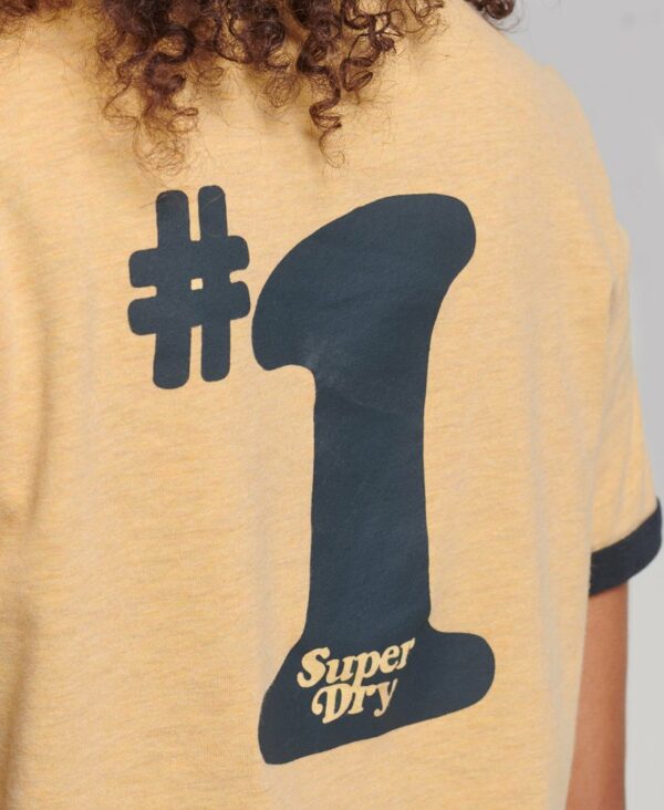 Cooper Nostalgia T Shirt Ochre Marl Eclipse Navy W1010862A 7EX 5