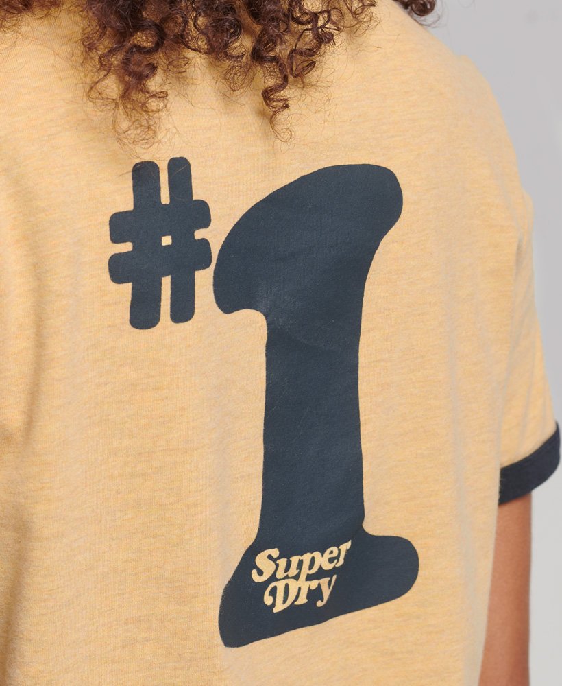 Cooper Nostalgia T Shirt Ochre Marl Eclipse Navy W1010862A 7EX 5