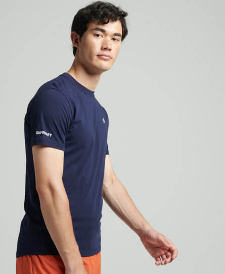 Core Loose Short Sleeve T Shirt Rich Navy MS311450A ADQ 1