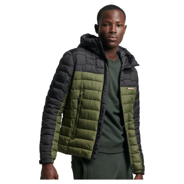 Expedition Radar Quilted Mix Fuji Jacket Dark Moss M5011498A GUL 1