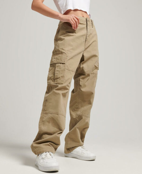 Organic Cotton Baggy Cargo Pants - Superdry