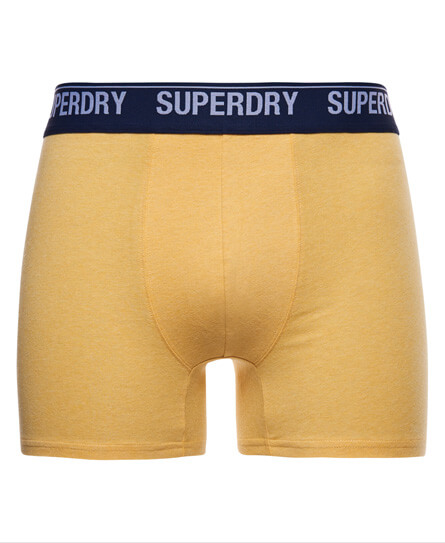 Organic Cotton Boxer Double Pack Yellow Grey M3110339A YEG 4