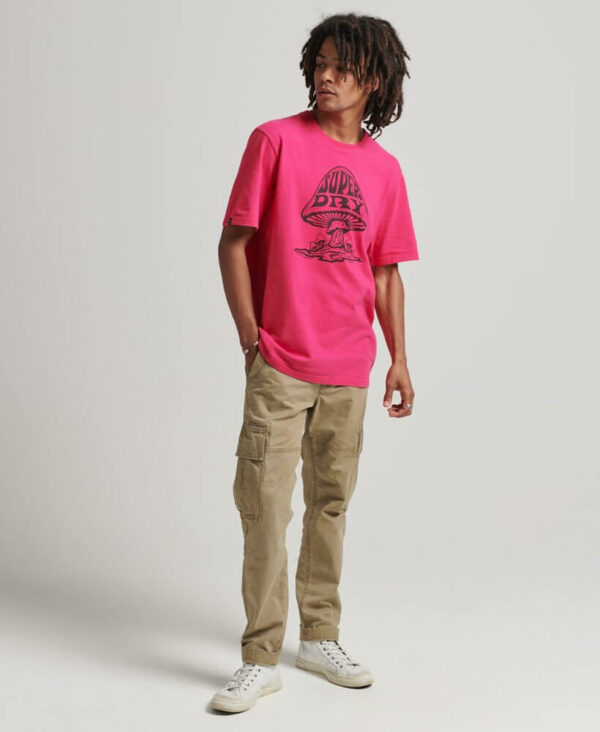 Psych Rock T Shirt Hot Pink M1011416A MME 2