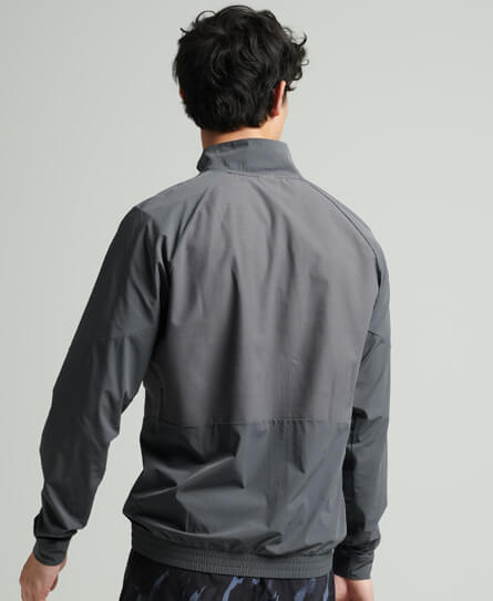 Stretch Woven Track Top Charcoal MS311334A 00Q 3